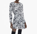 The Kooples - Robe Droite En Soie - Noir - Femme