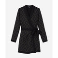 The Kooples - Vestido cruzado - Negro - Mujer