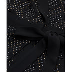 The Kooples - Vestido cruzado - Negro - Mujer