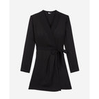 The Kooples - Robe Portefeuille - Noir - Femme