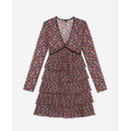 The Kooples - Vestido con volantes - Multicolor - Mujer