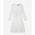 The Kooples - Vestido skater - Blanco - Mujer