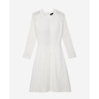 The Kooples - Vestido skater - Blanco - Mujer