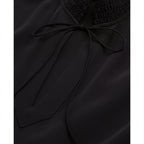 The Kooples - Robe Longue En Soie - Noir - Femme