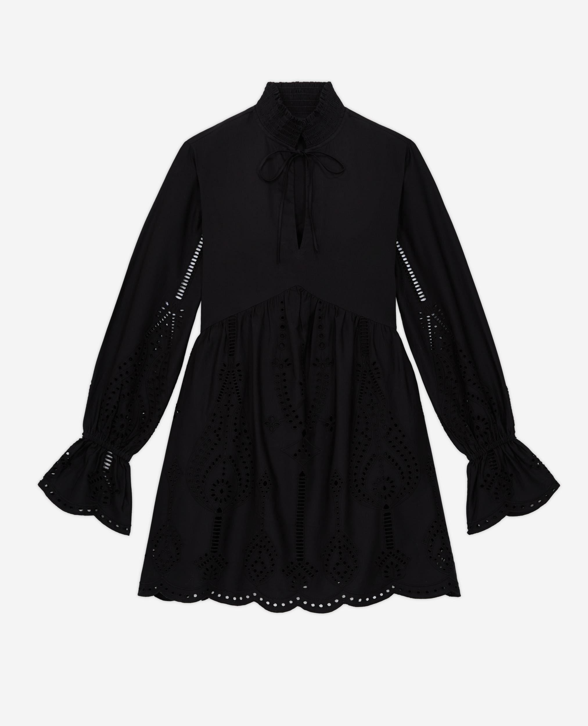 The Kooples - Robe À Manches Longues - Noir - Femme