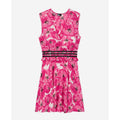 The Kooples - Robe Patineuse En Soie - Rose - Femme