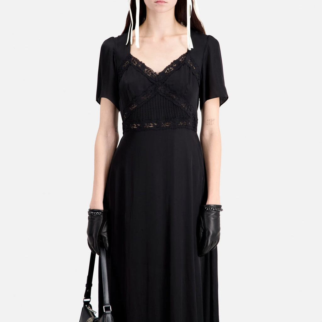Vestido Largo Mc Top Encaje - Mujer