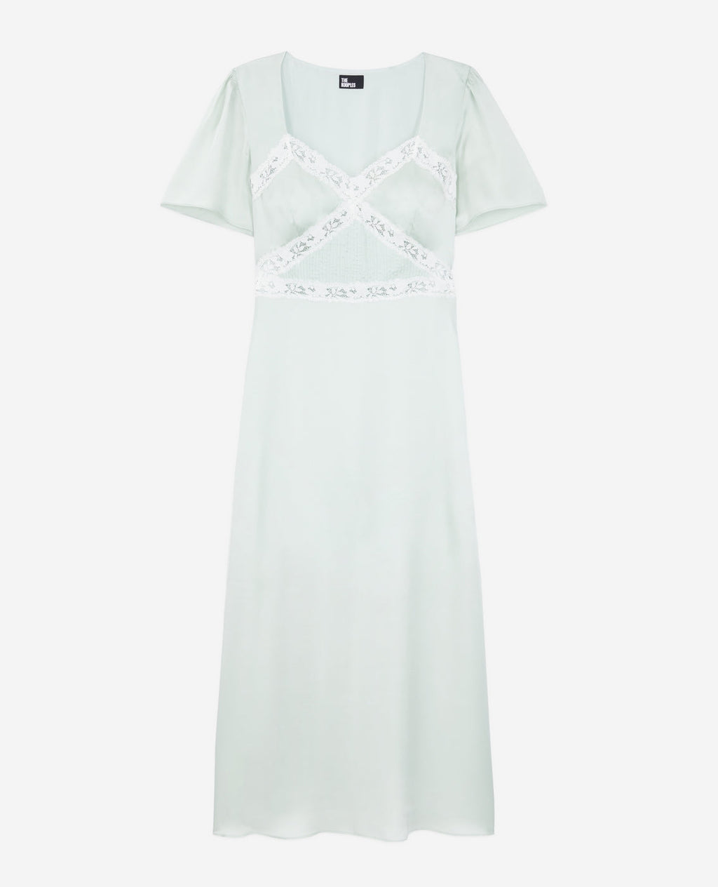 The Kooples - Robe Longue - Vert D'Eau - Femme