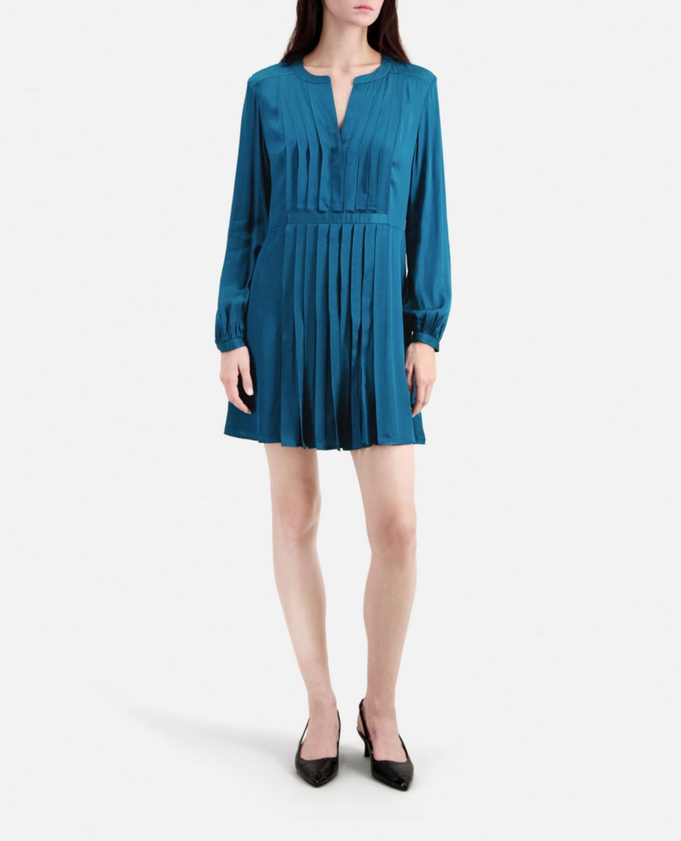 The Kooples - Robe Patineuse - Bleu - Femme