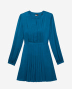 The Kooples - Robe Patineuse - Bleu - Femme