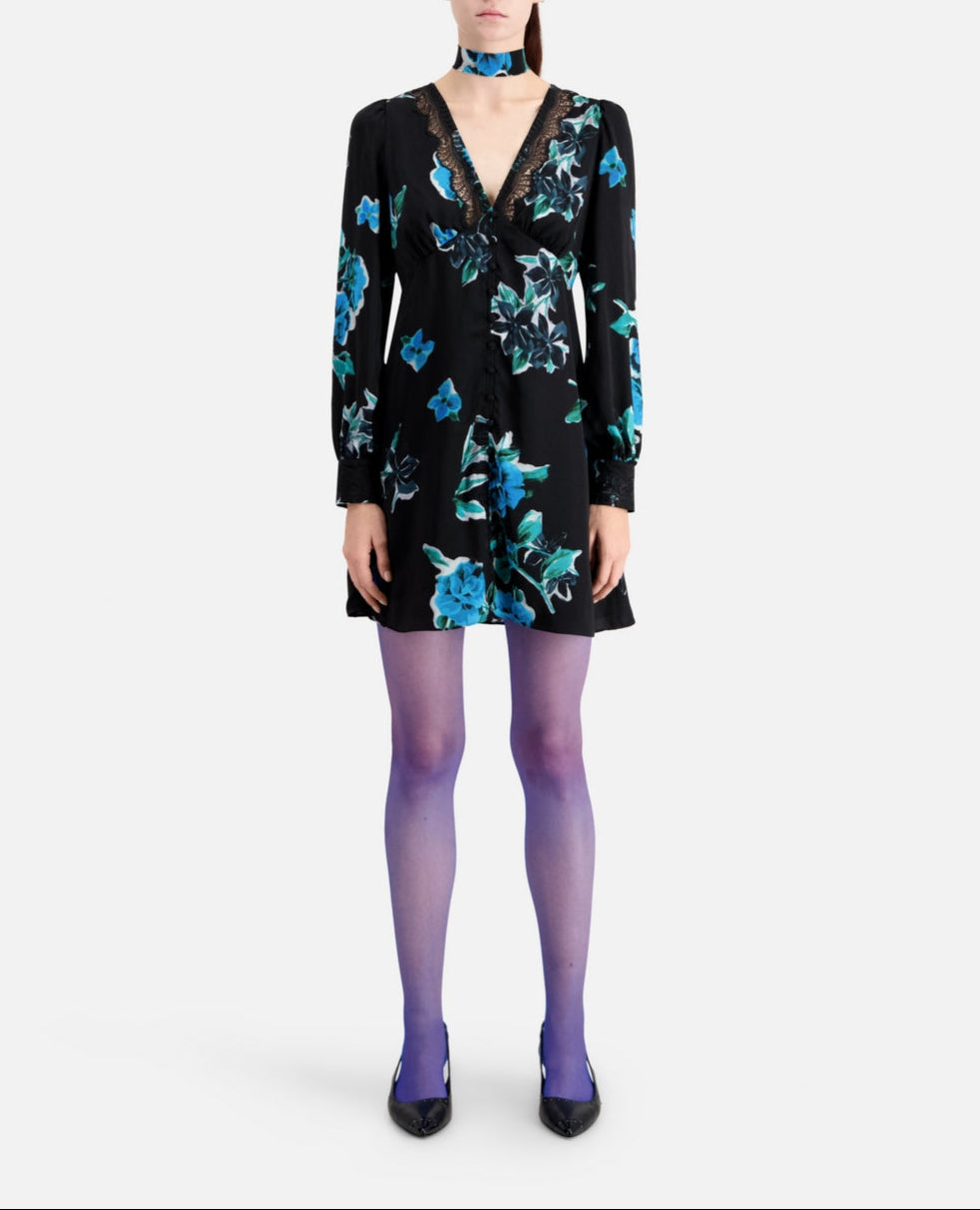 The Kooples - Robe Chemise - Noir - Femme
