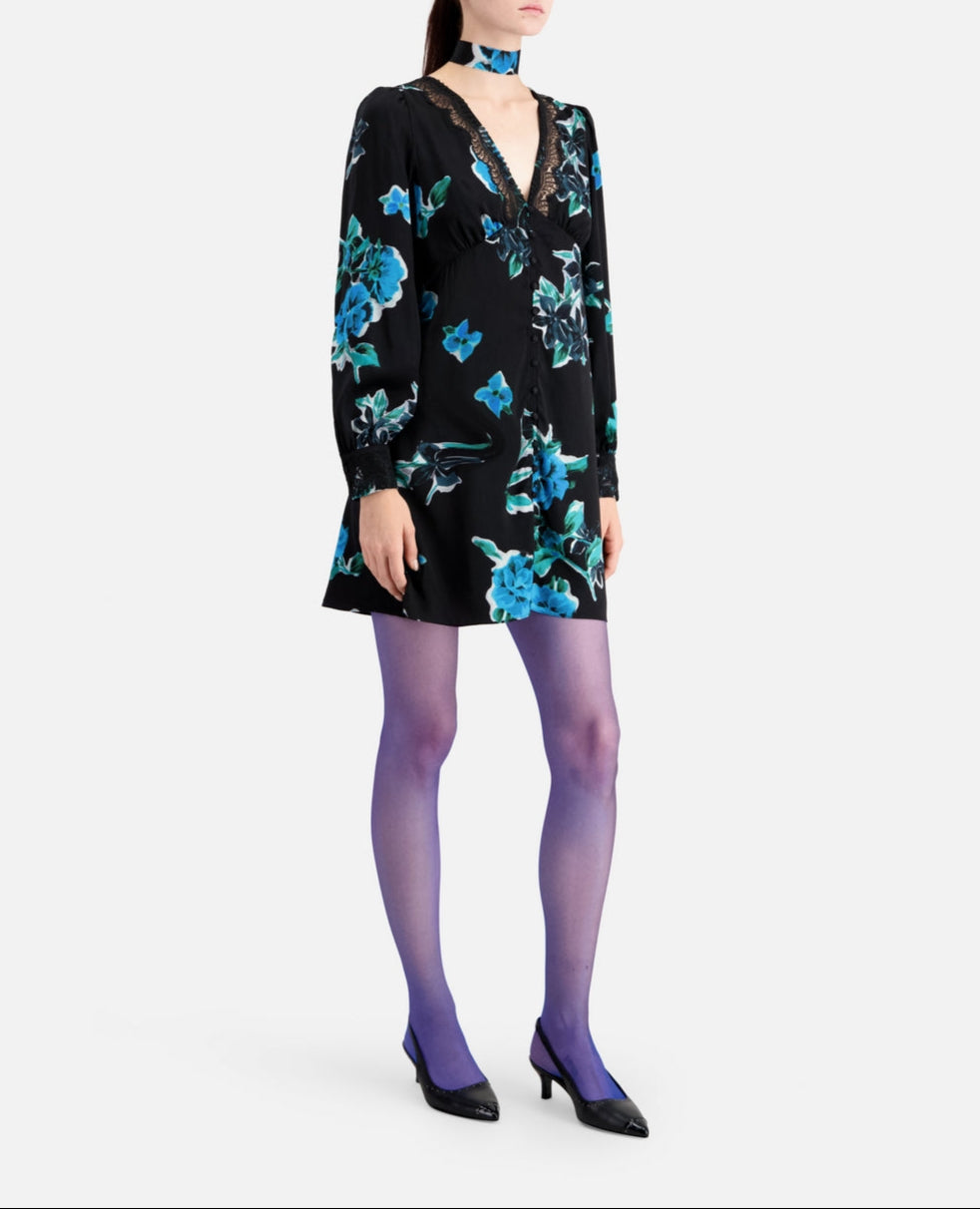 The Kooples - Robe Chemise - Noir - Femme