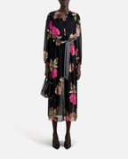 The Kooples - Robe Longue - Noir - Femme