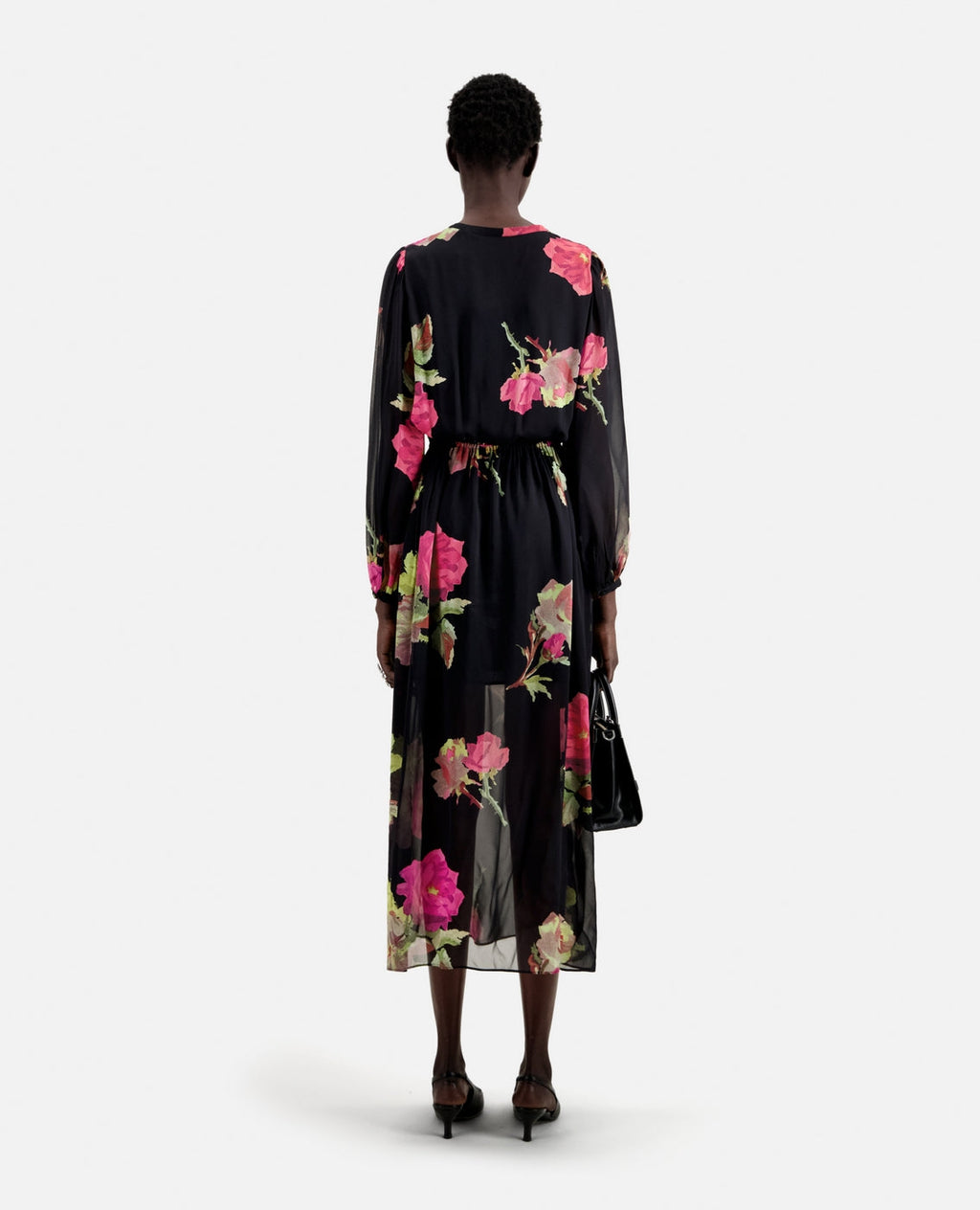 The Kooples - Robe Longue - Noir - Femme