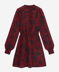 The Kooples - Vestido skater de seda - Rojo - Mujer