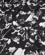 Vestido largo de seda - Negro - Mujer
