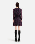 Vestido skater - Negro y rosa - Mujer