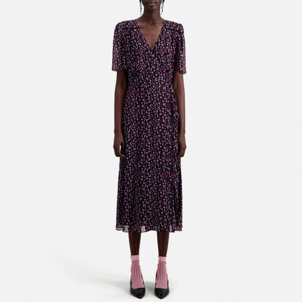 The Kooples - Robe Longue - Noir - Femme