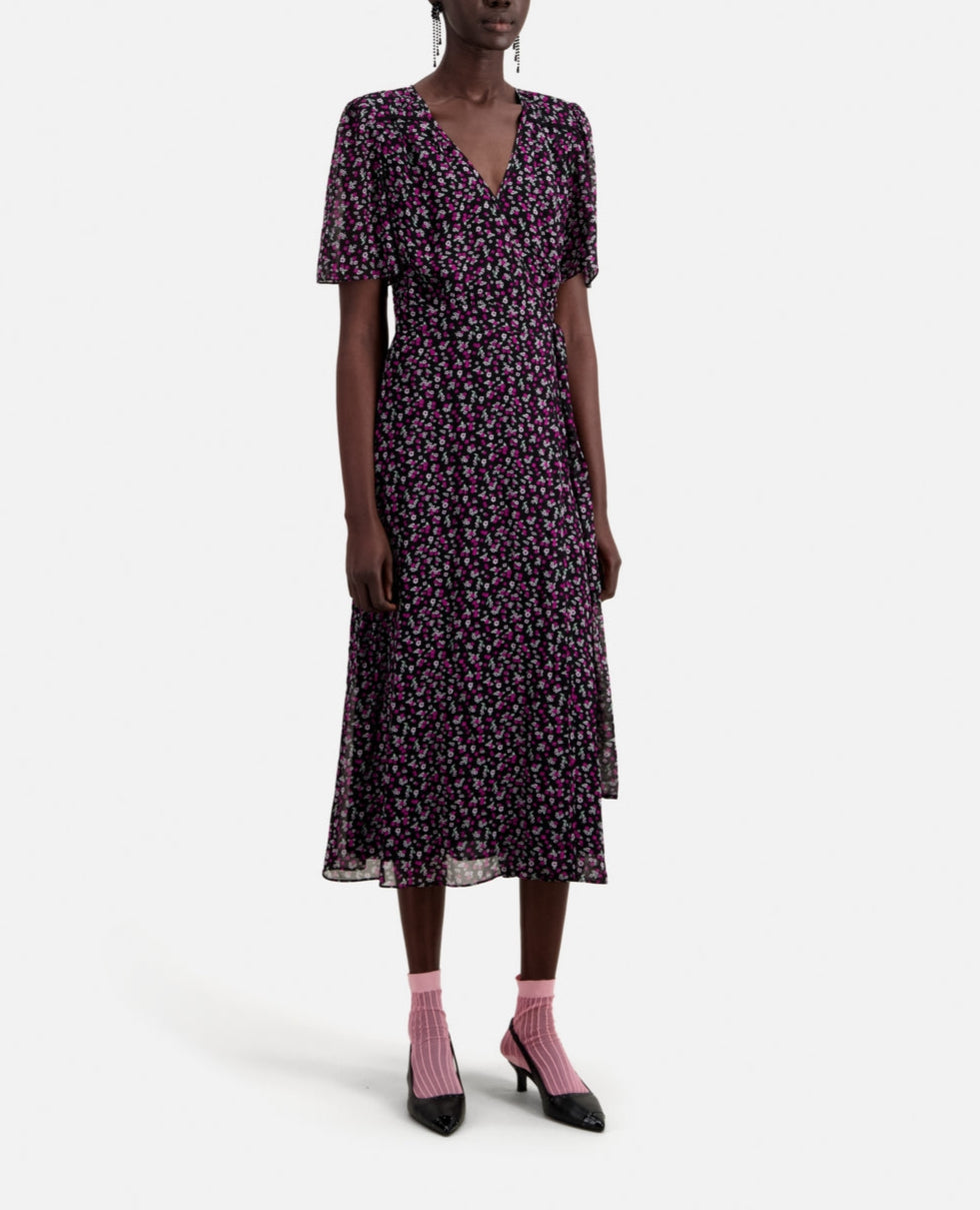 The Kooples - Robe Longue - Noir - Femme