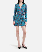 The Kooples - Robe Patineuse - Bleu - Femme