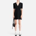 Vestido skater - Negro - Mujer