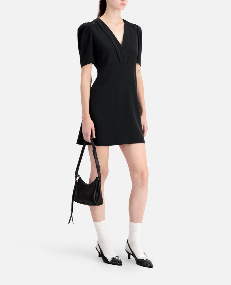 Vestido skater - Negro - Mujer