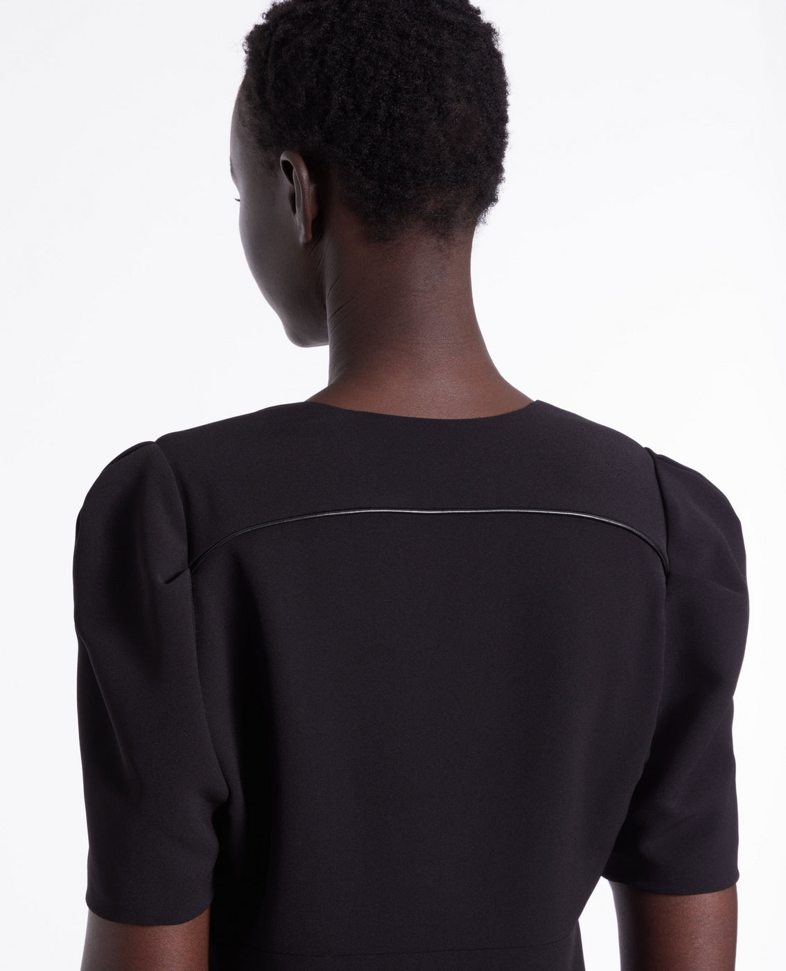Vestido skater - Negro - Mujer
