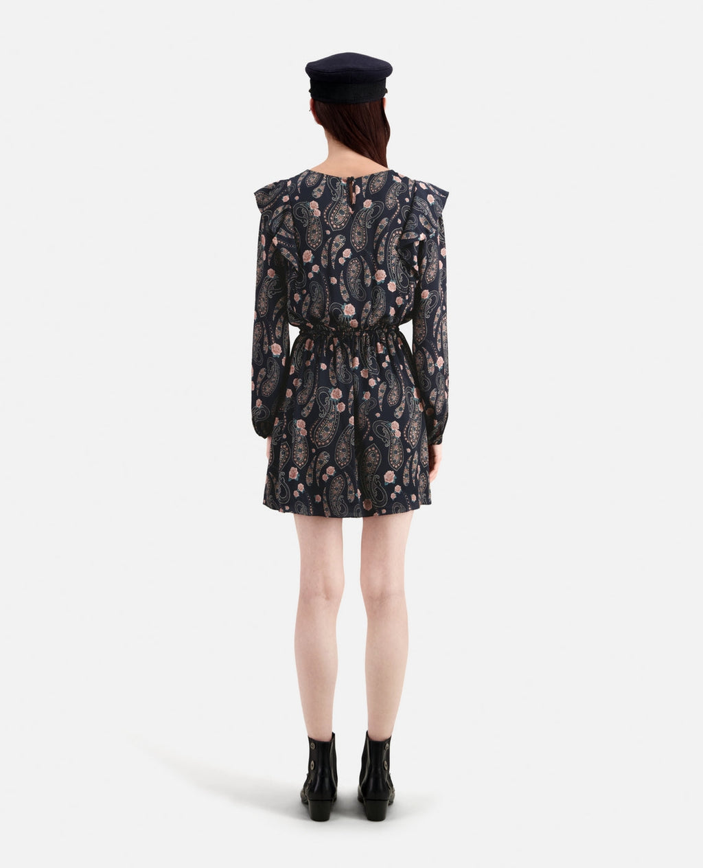The Kooples - Robe Patineuse - Bleu Marine - Femme