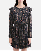 The Kooples - Robe Patineuse - Bleu Marine - Femme