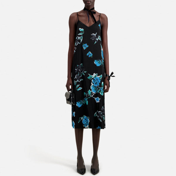 The Kooples - Vestido largo - Negro - Mujer