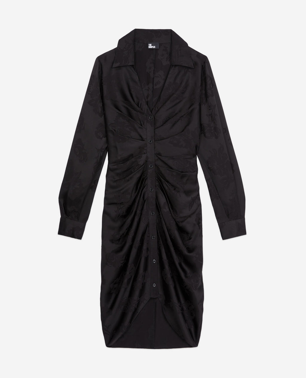 The Kooples - Robe Chemise - Noir - Femme