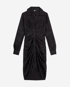 The Kooples - Robe Chemise - Noir - Femme