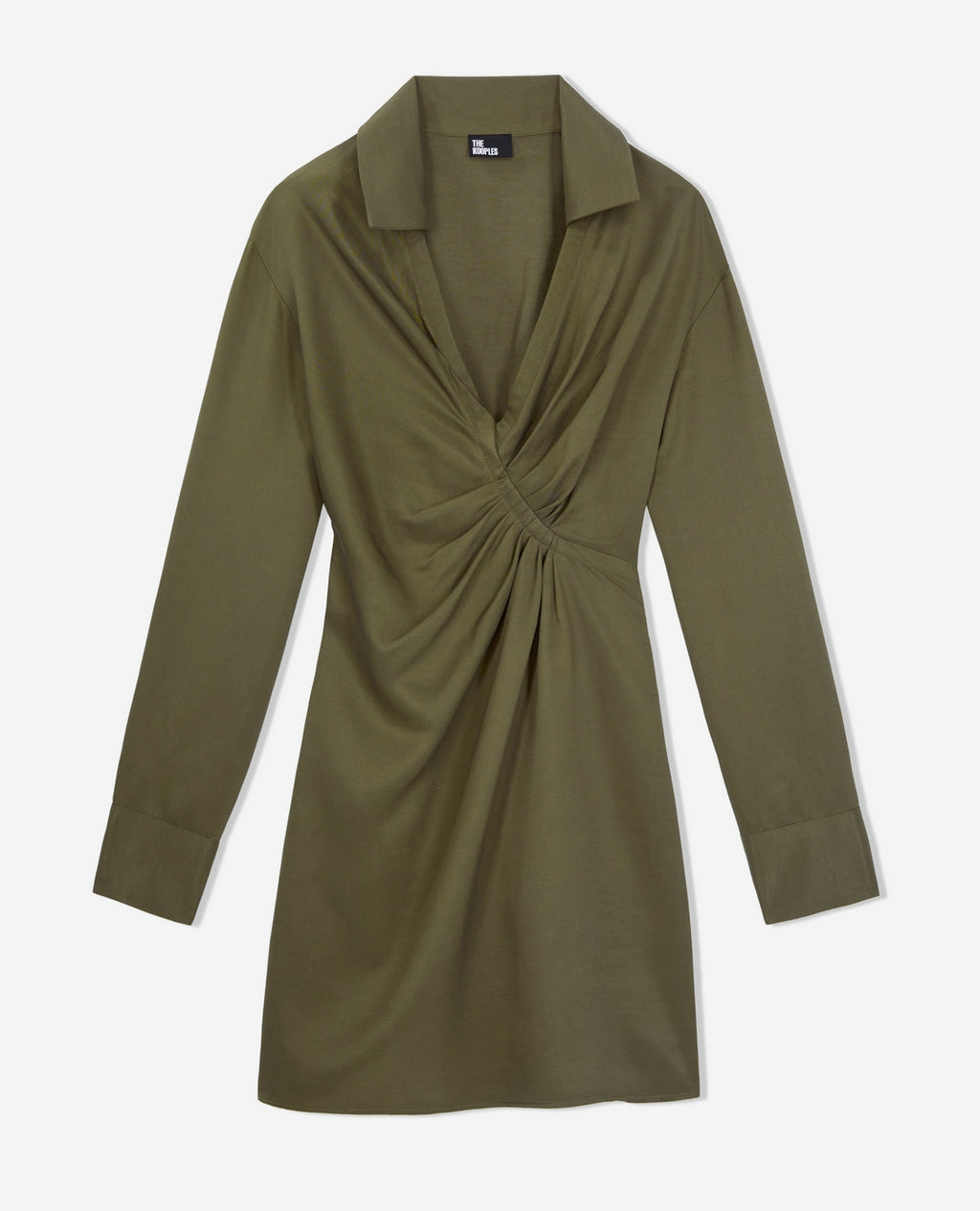 Vestido Corto Manga Larga - Mujer