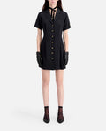 The Kooples - Robe Chemise - Noir - Femme