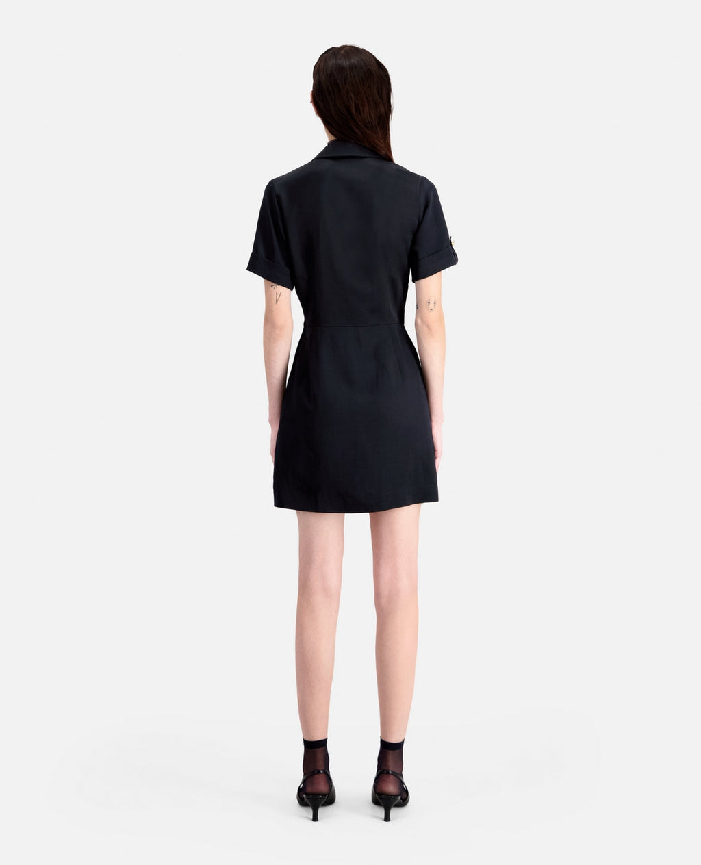 The Kooples - Robe Chemise - Noir - Femme