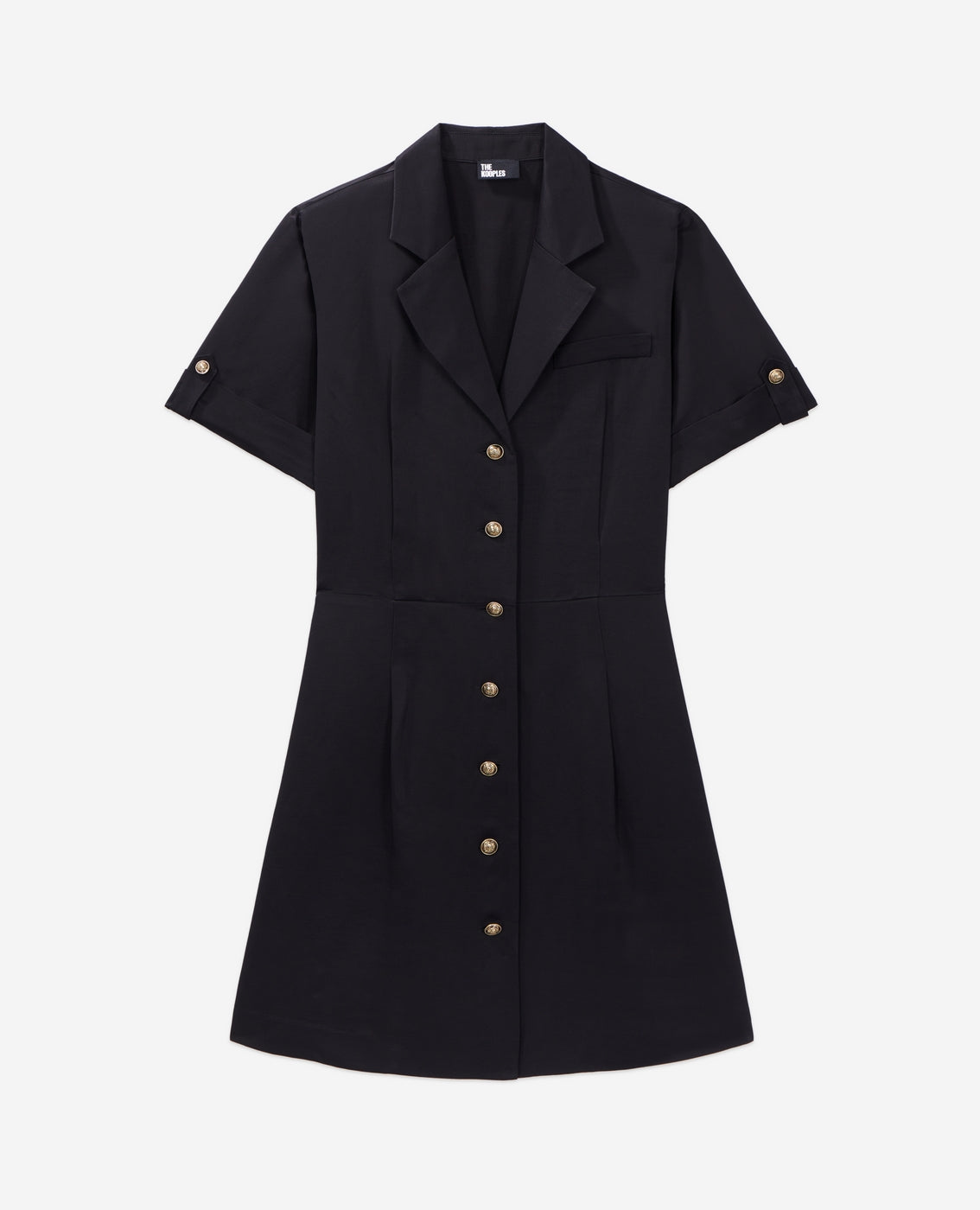 The Kooples - Robe Chemise - Noir - Femme