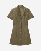 The Kooples - Vestido camisero - Caqui - Mujer
