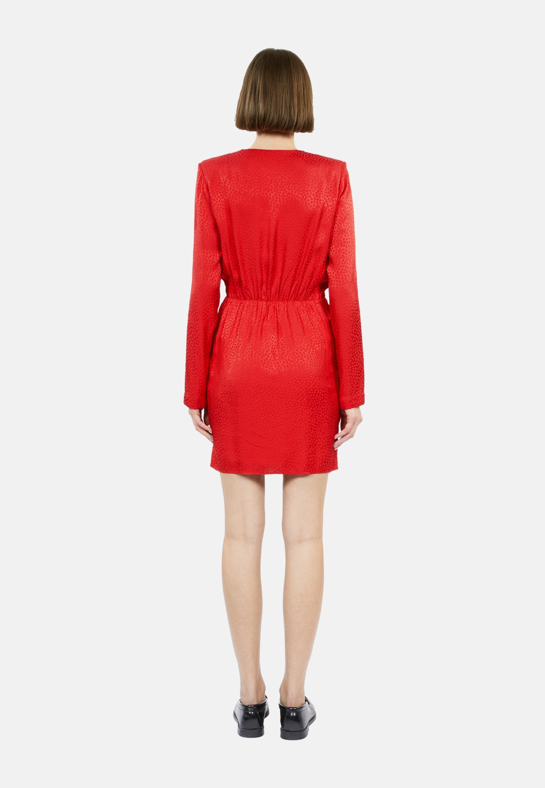 The Kooples - Robe Courte A Manches Longues Avec Zips Fantaisies