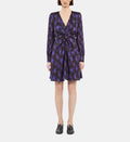 The Kooples - Short Tie Dress with Long Sleeves