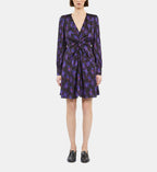The Kooples - Short Tie Dress with Long Sleeves
