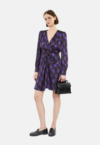 The Kooples - Short Tie Dress with Long Sleeves