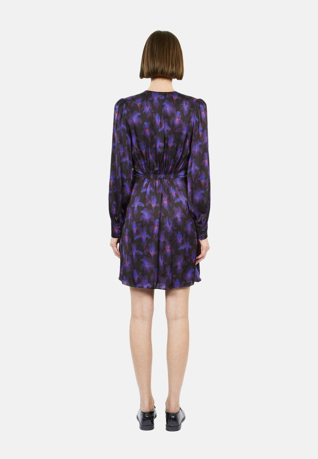 The Kooples - Short Tie Dress with Long Sleeves