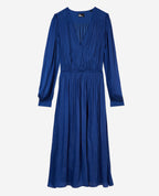 The Kooples - Robe Longue Manches Longues A Fronces