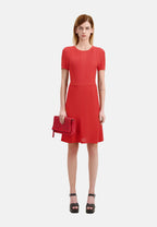 The Kooples - Robe Courte Avec Ouverture Dos Et Details De Points