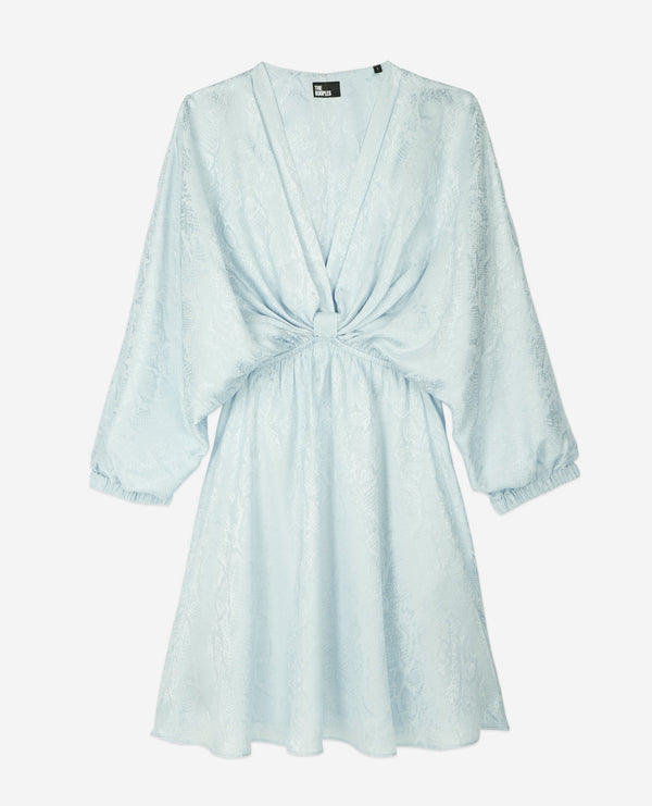 The Kooples - Robe Courte Manches 3/4 Resseree Taille