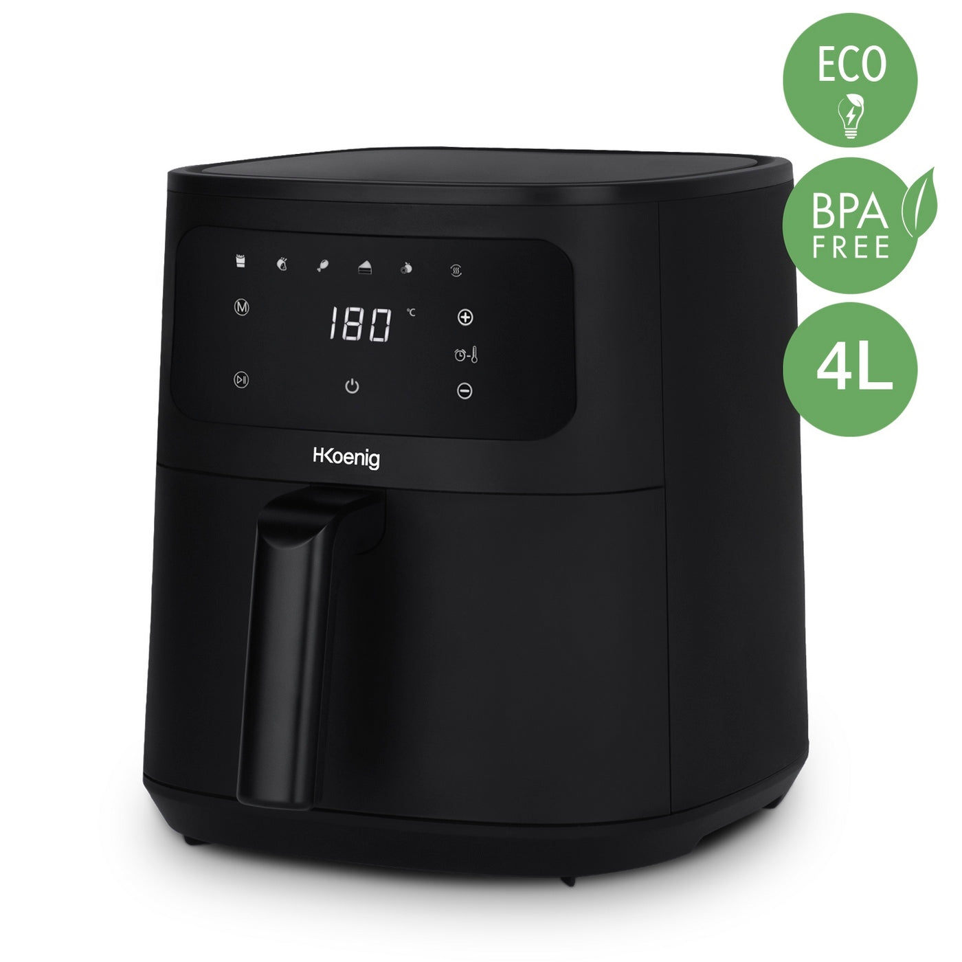 Friteuse Sans Huile 4L - Noir