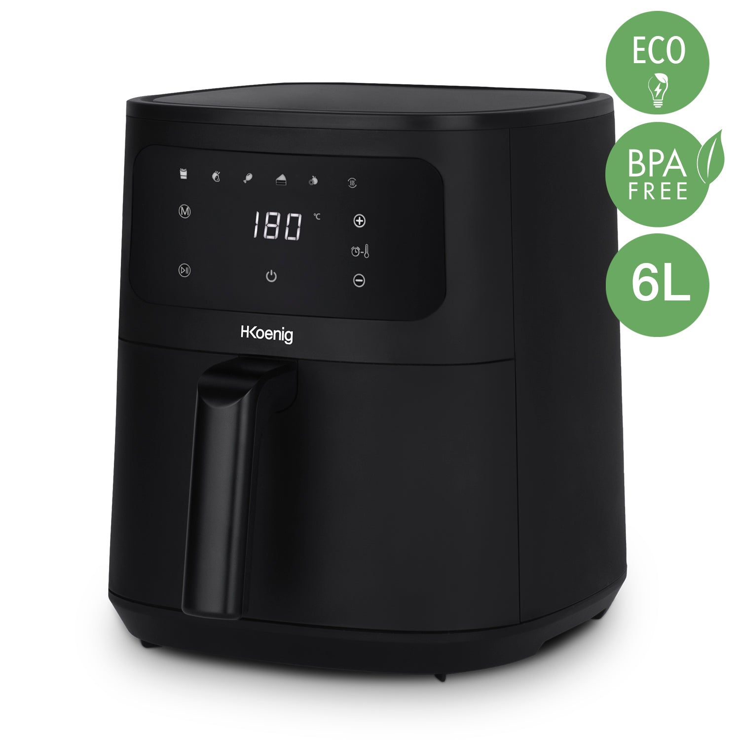 Friteuse Sans Huile 6L - Noir