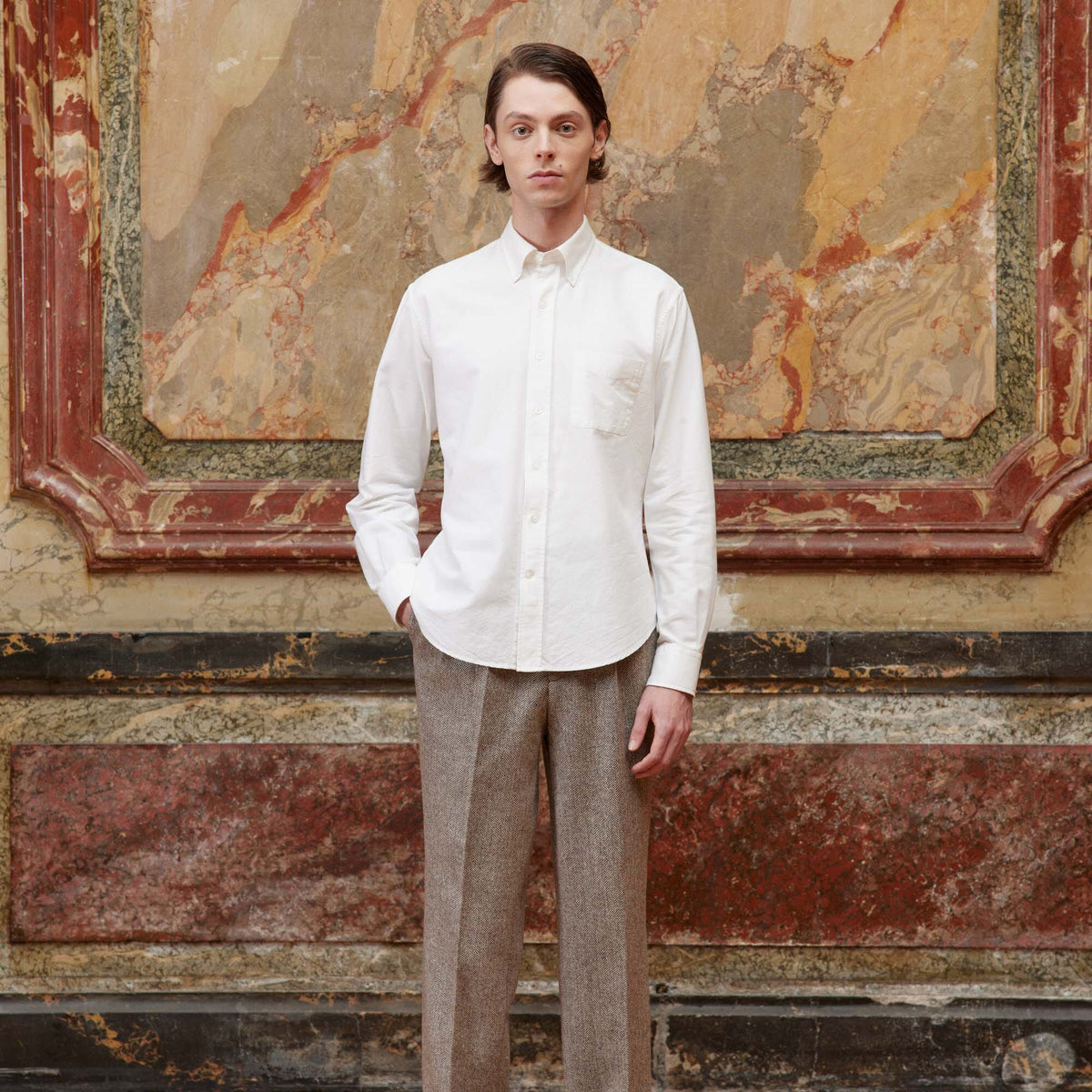 Chemise En Oxford Blanche