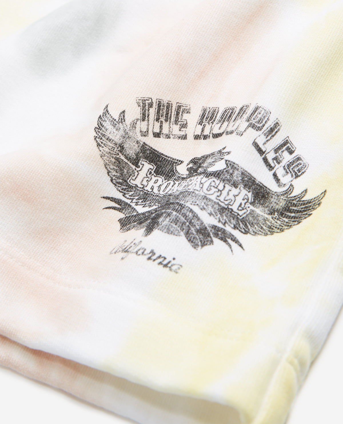 The Kooples - Sports Cut Fleece Shorts - Tie And Dye Multico - Women