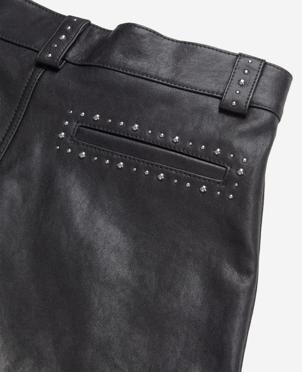 The Kooples - Short En Cuir De Mouton - Noir - Femme